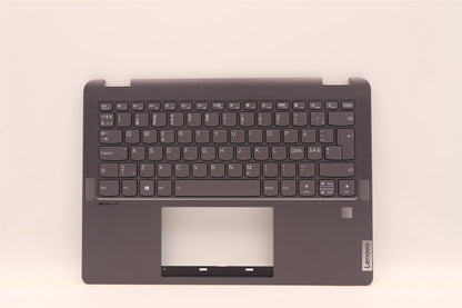 Lenovo IdeaPad 5 14IAU7 Keyboard Palmrest Top Cover Nordic Grey 5CB1H79898