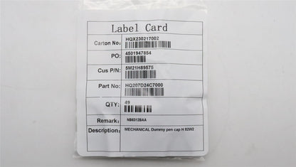 Lenovo 5M21H89575 MECHANICAL Dummy pen cap H 82W2