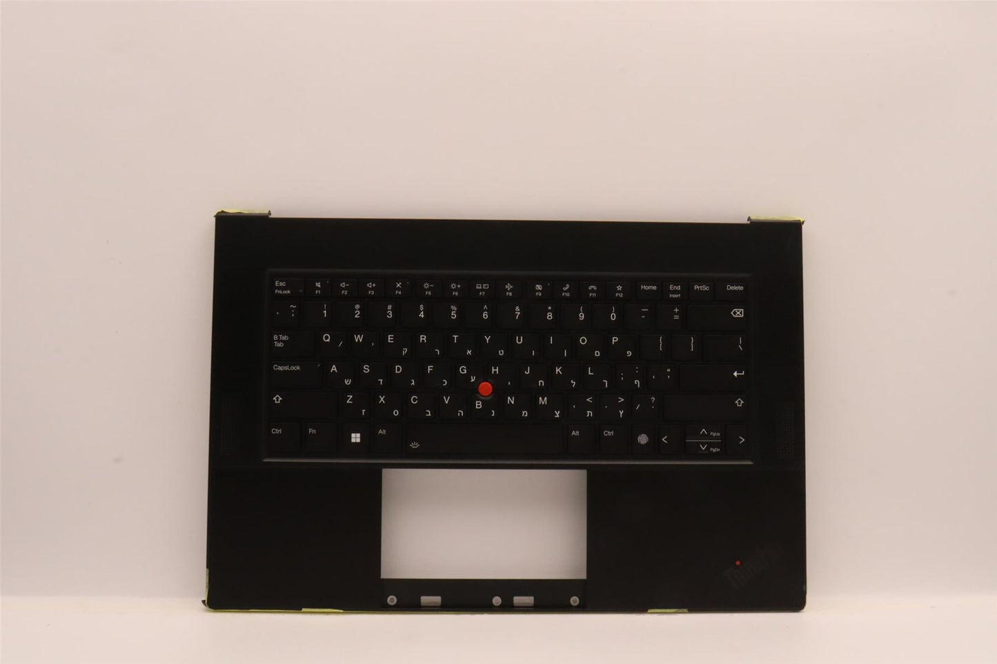 Lenovo ThinkPad Z16 Gen 1 Keyboard Palmrest Top Cover Hebrew Black 5M11J13365