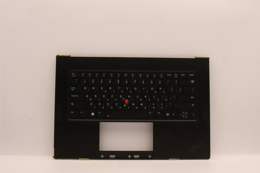 Lenovo ThinkPad Z16 Gen 1 Keyboard Palmrest Top Cover Hebrew Black 5M11J13365