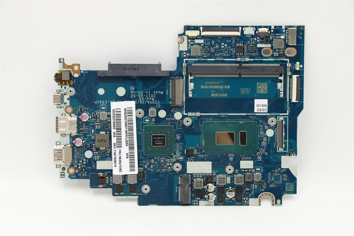 Lenovo IdeaPad 320S 15IKB Motherboard Mainboard 5B20Q15362