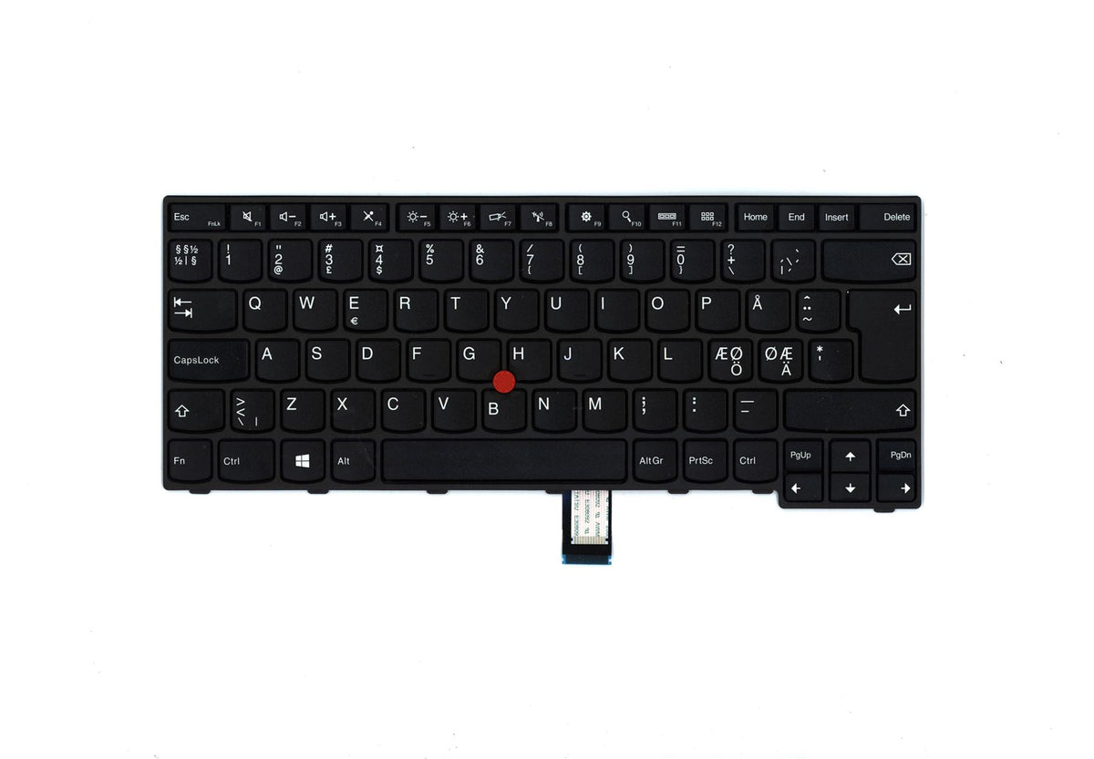 Genuine Lenovo ThinkPad E450 E460 Keyboard Nordic Black 01AV281
