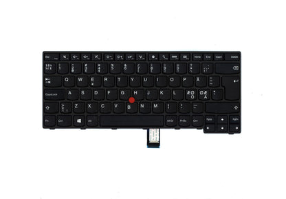 Genuine Lenovo ThinkPad E450 E460 Keyboard Nordic Black 01AV281