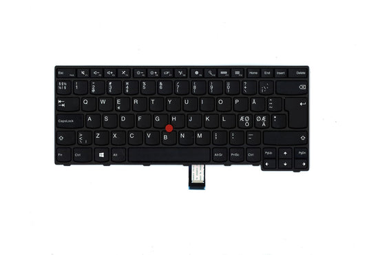 Genuine Lenovo ThinkPad E450 E460 Keyboard Nordic Black 01AV281