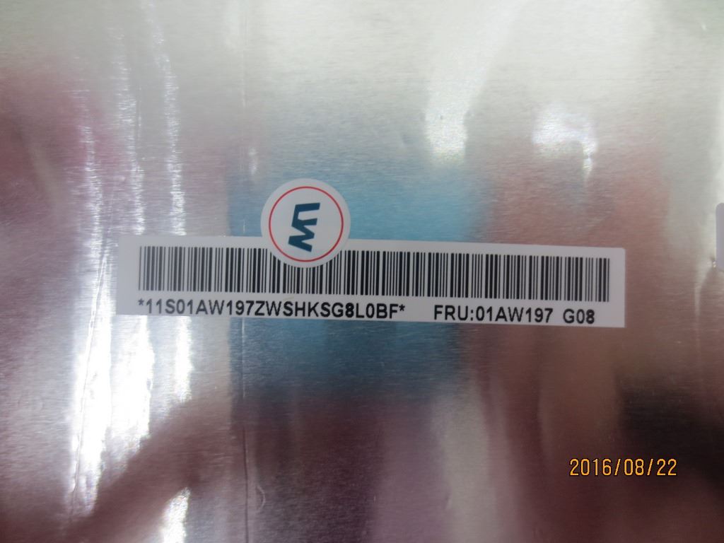Lenovo Door,w/3 screws,silver,plastic HDD Board 01AW197