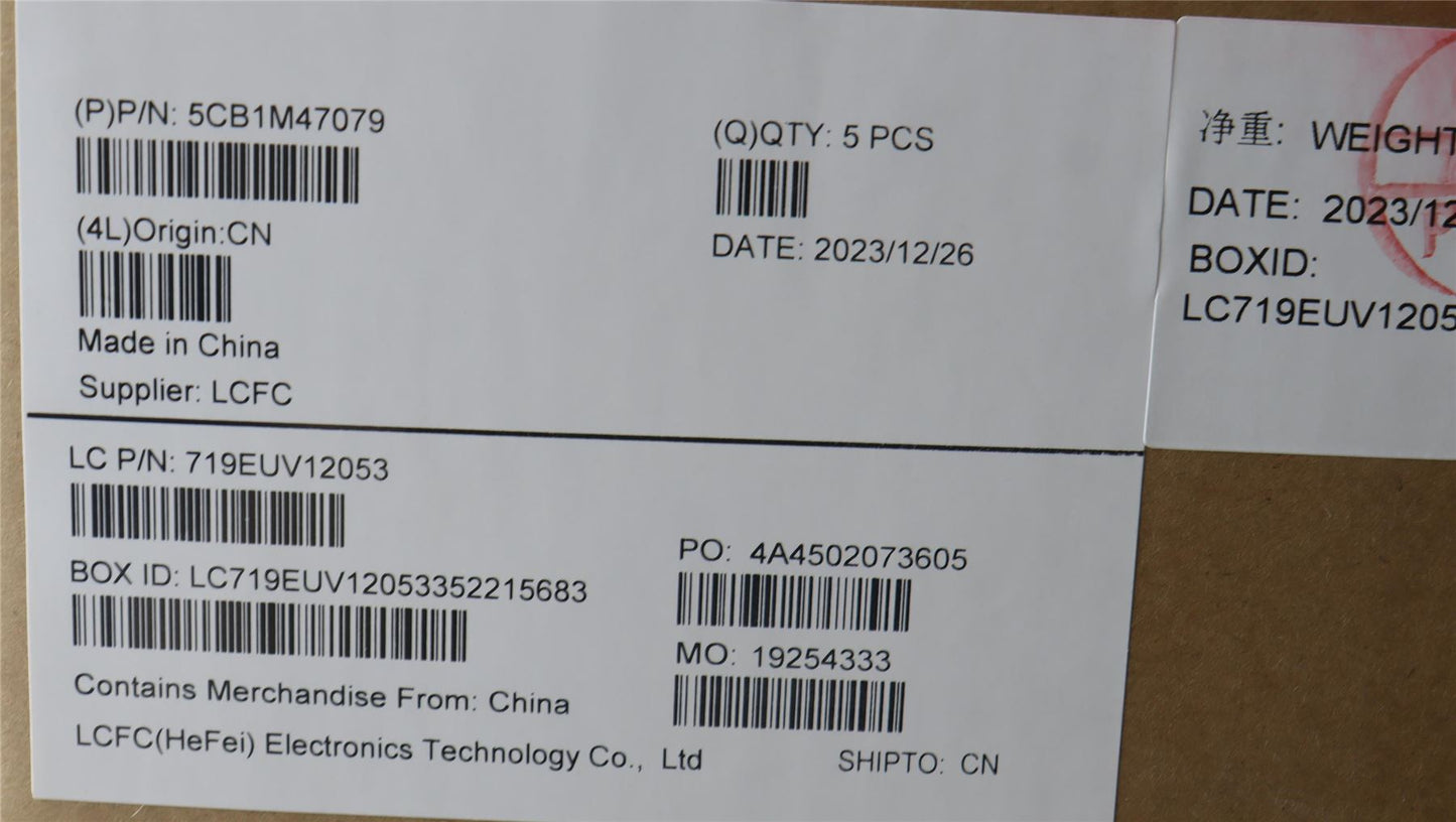 Lenovo IdeaPad 3 15IRH8 Palmrest Cover Touchpad Keyboard French 5CB1M47079