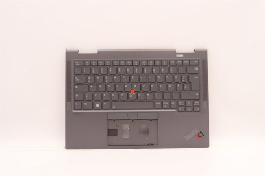 Lenovo Yoga X1 7th Keyboard Palmrest Top Cover German Grey 5M11H45735