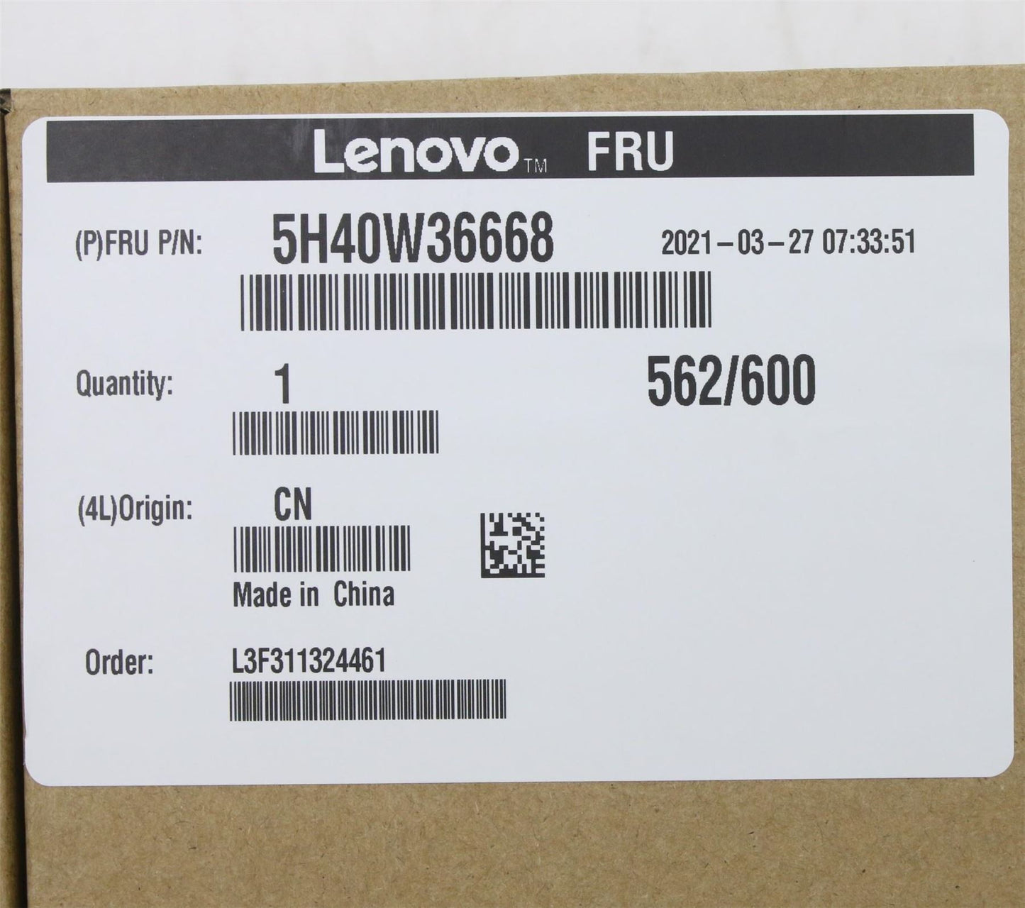 Lenovo ThinkPad X390 X13 Fan Heatsink 5H40W36668