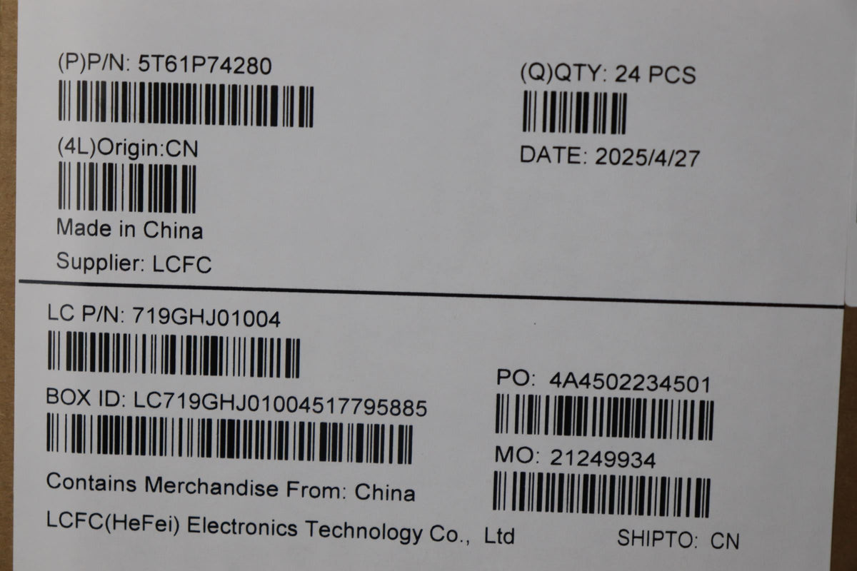 Lenovo CS25_CP,MLR,BK,NONFC,CHY,EL Touchpad NFC Chicony Board 5T61P74280
