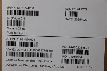 Lenovo CS25_CP,MLR,BK,NONFC,CHY,EL Touchpad NFC Chicony Board 5T61P74280