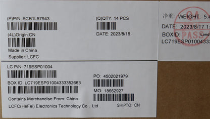 Lenovo FRU KP6D5_D_COVER_UMA_WL_ASSY_BK 5CB1L57943