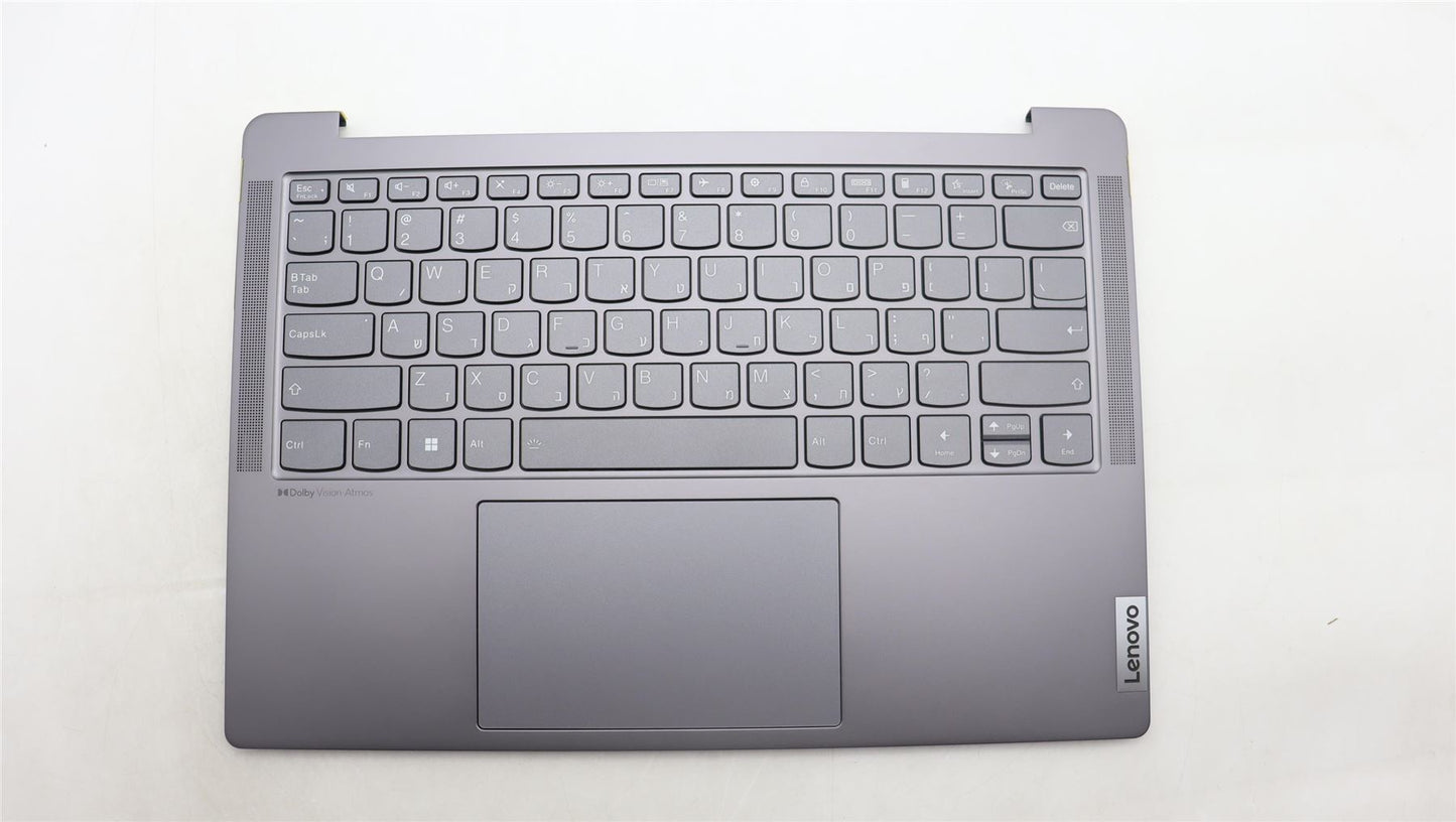 Lenovo Yoga 6 14IRH8 Palmrest Cover Touchpad Keyboard Hebrew 5CB1L88128