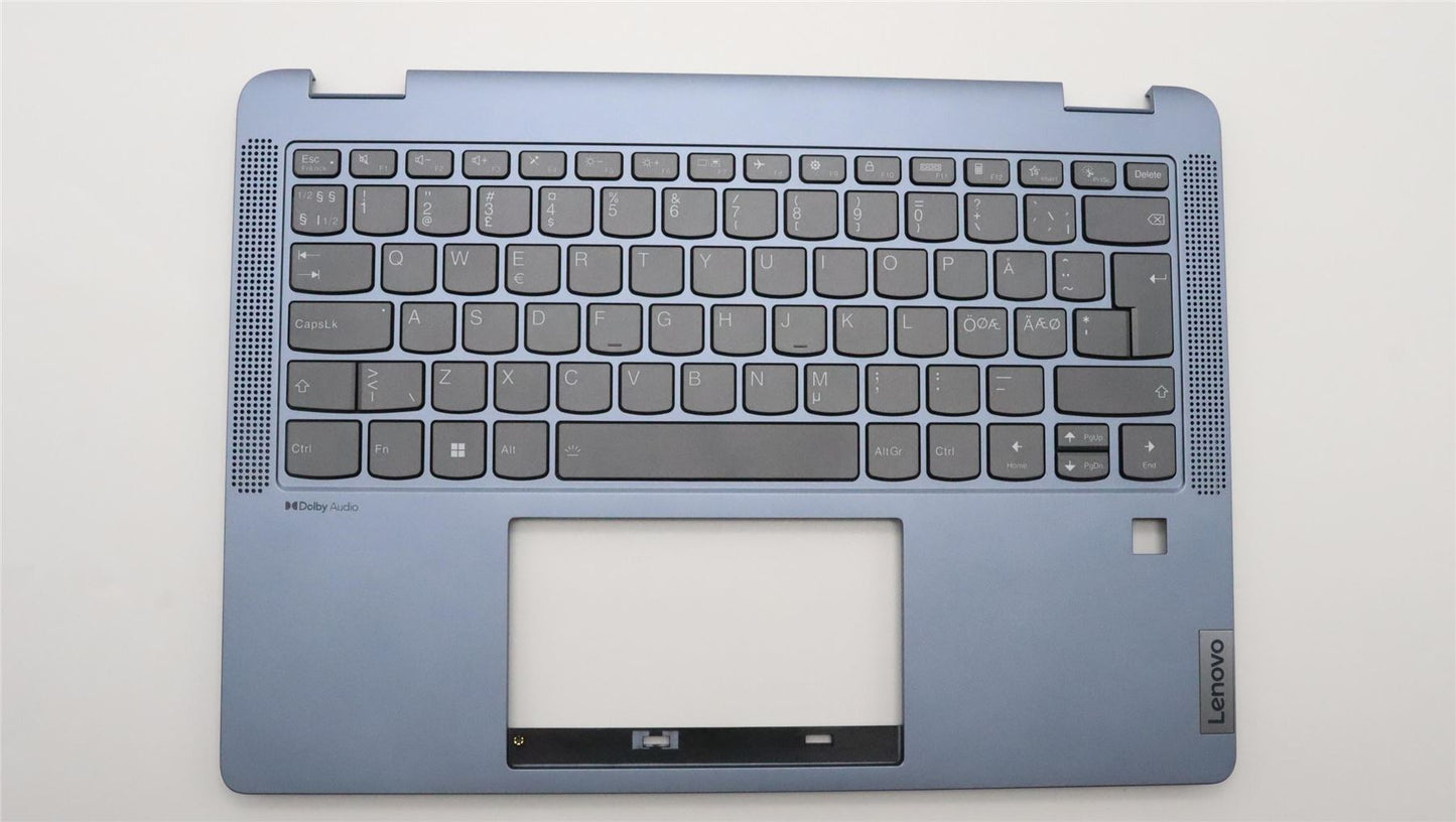 Lenovo IdeaPad 5 14ALC7 Palmrest Cover Keyboard Nordic Blue Backlit 5CB1H72371