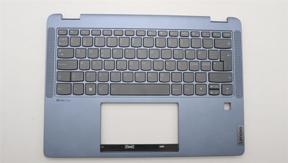 Lenovo IdeaPad 5 14ALC7 Palmrest Cover Keyboard Nordic Blue Backlit 5CB1H72371