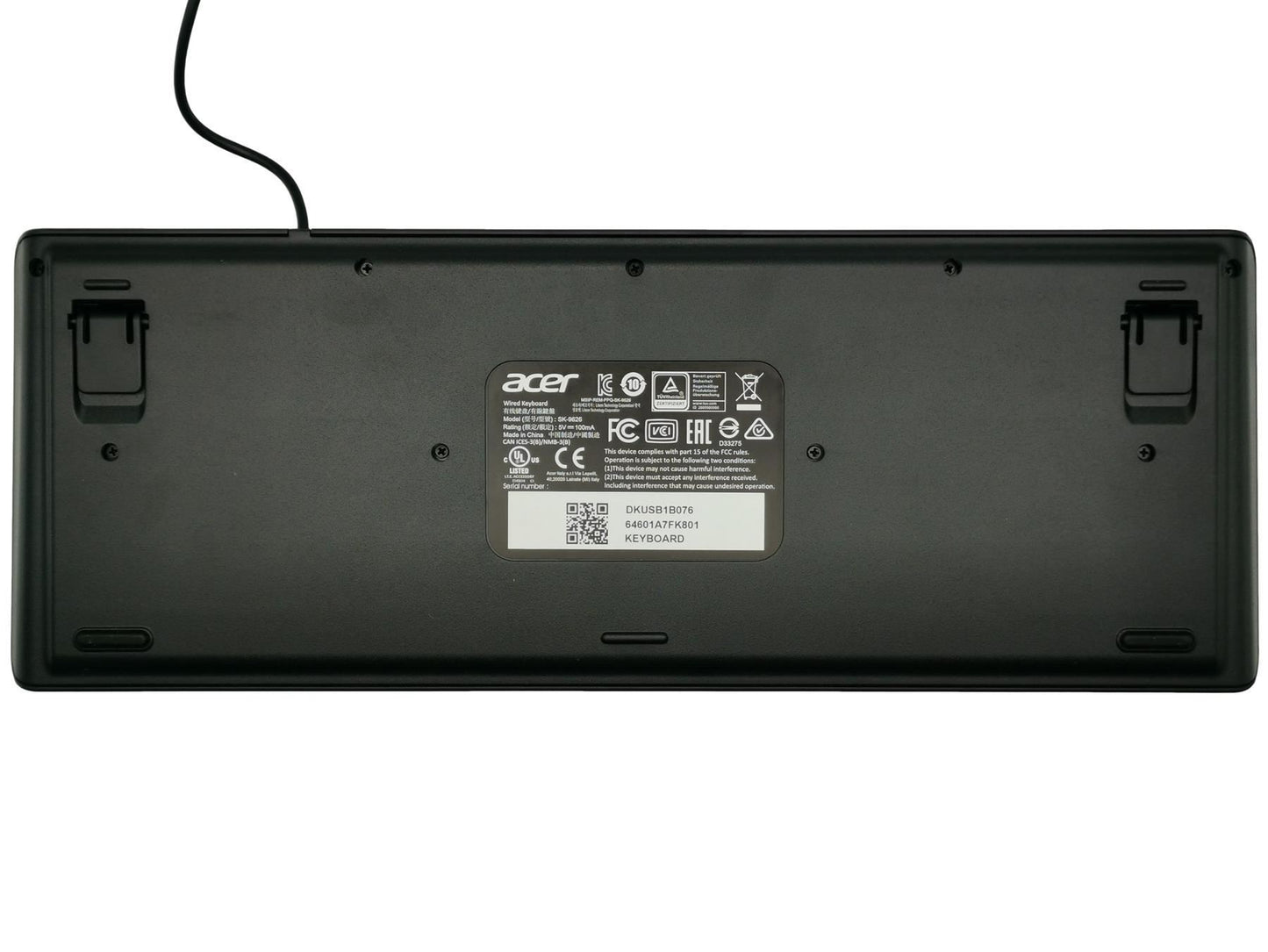 Acer Aspire AC20-220 AG3-605 AG3-605 AT3-710 USB Wired Keyboard UK DK.USB1K.00F