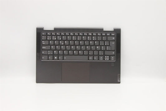 Lenovo Yoga C740-14IML Keyboard Palmrest Top Cover Belgian Grey 5CB0U43956