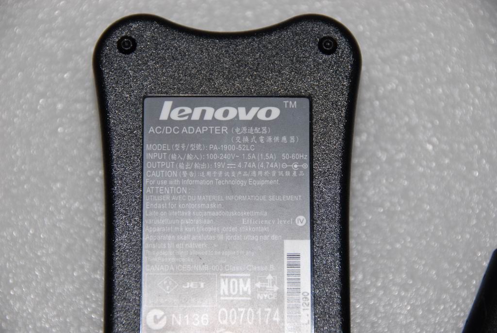 Lenovo Liteon PA-1900-52LC 19V 4.74A AC Charger Adapter 36001530