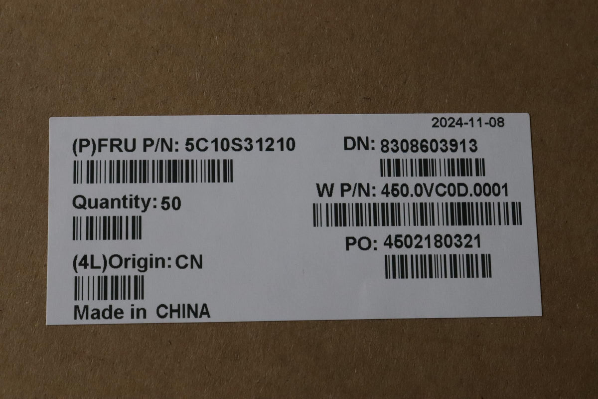Lenovo W 83J3 Battery Cable 5C10S31210