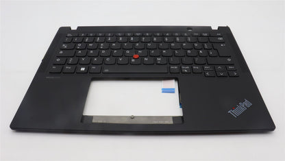 Lenovo ThinkPad X13 Gen 4 Palmrest Cover Keyboard German Black 5M11H94507
