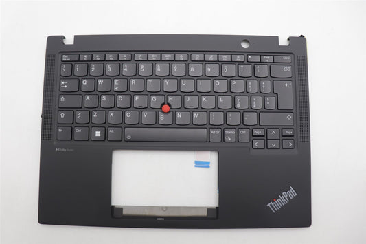 Lenovo ThinkPad X13 Gen 4 Keyboard Palmrest Top Cover Italian Black 5M11H94525