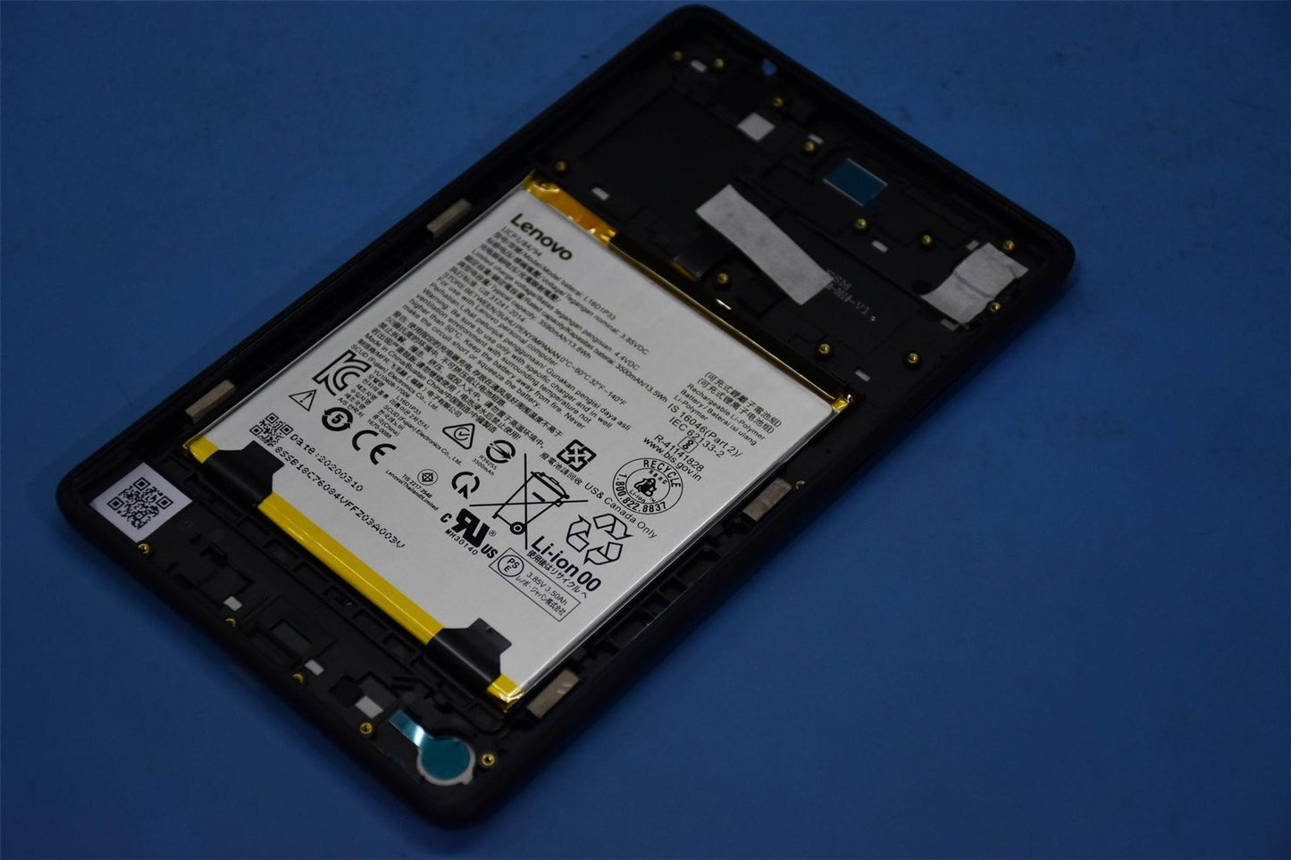Lenovo TB-7305 IN RearCover_BL&*HQ3160AF48000CS 5S58C16652