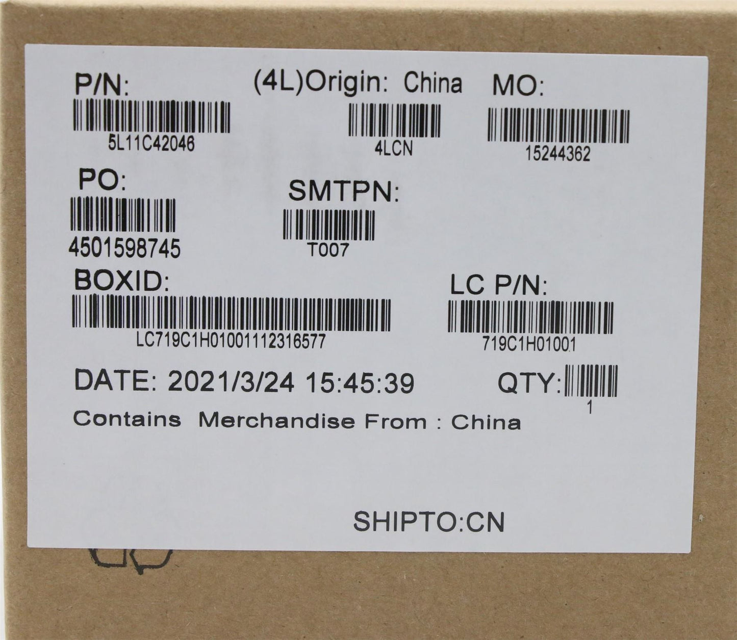 Lenovo 5L11C42046 LABEL Label kit
