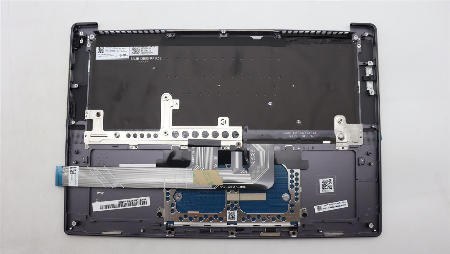 Lenovo Yoga 9 14IRP8 Palmrest Cover Touchpad Keyboard Greek 5CB1L49536