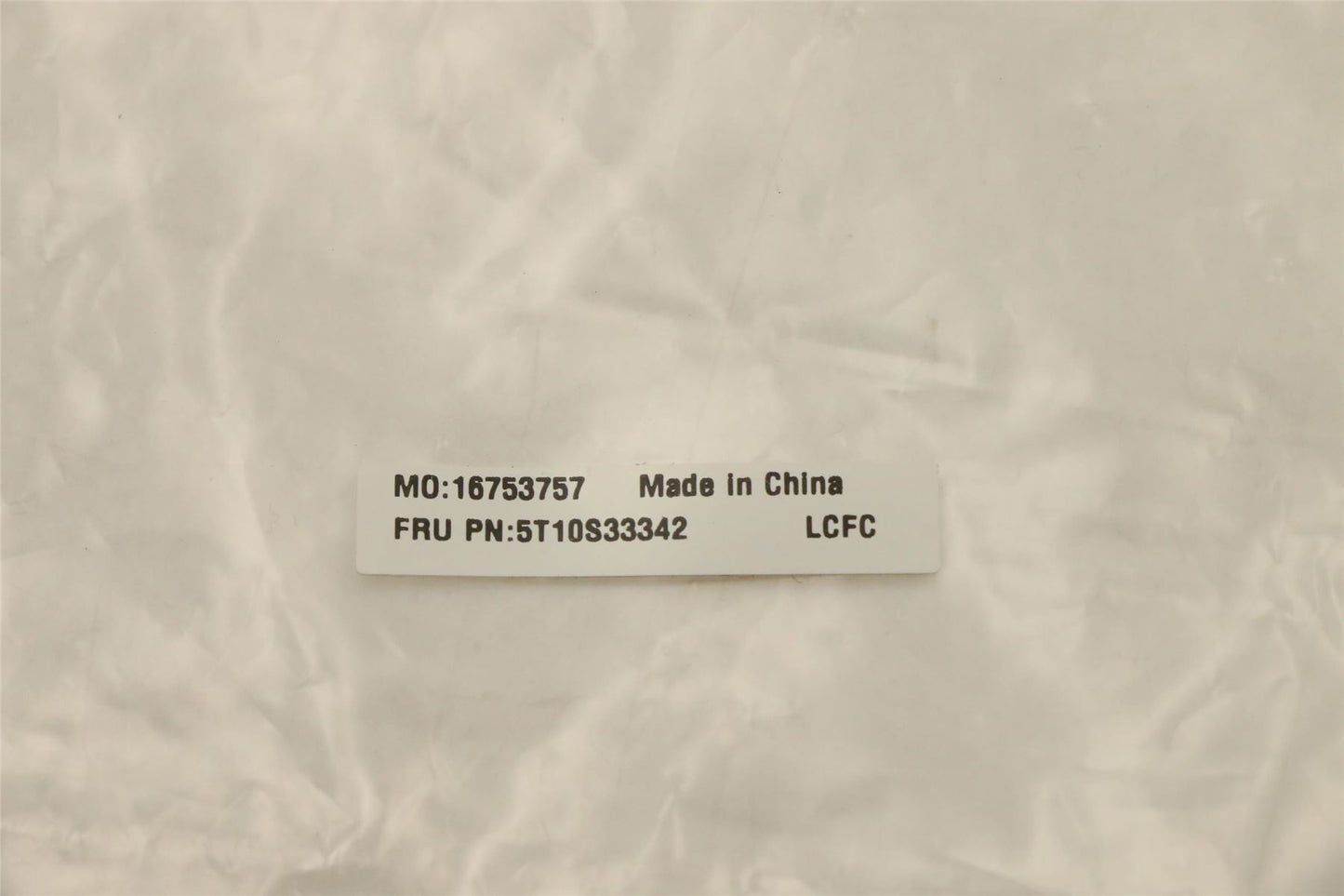 Lenovo TAPE sponge L 82RF BATTERY_GASKET_F 5T10S33342