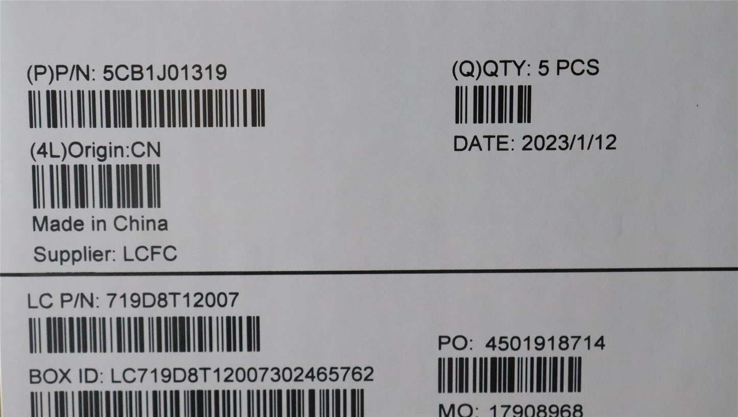 Lenovo Upper Case ASM_PORL82SFNF_AB_NB_PC 5CB1J01319