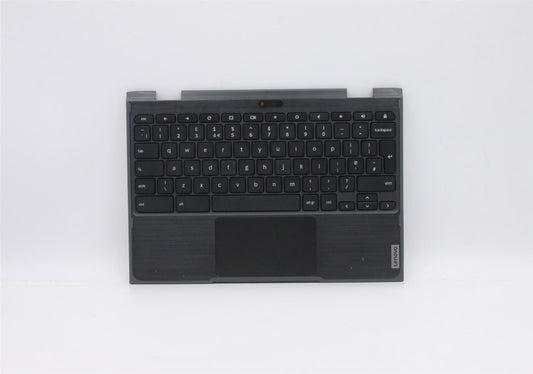 Lenovo Chromebook 300e 2nd AST Keyboard Palmrest Top Cover UK Black 5CB0Z21531