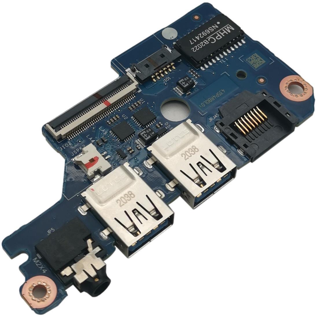 Acer Aspire Nitro AN715-53 Audio LAN RJ45 Ethernet USB Port Board 55.Q7KN2.002