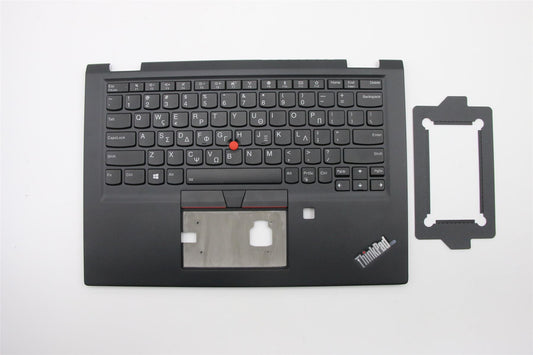 Lenovo Yoga X390 Clavier Palmrest Top Cover Grec Noir Rétroéclairé 02HL520