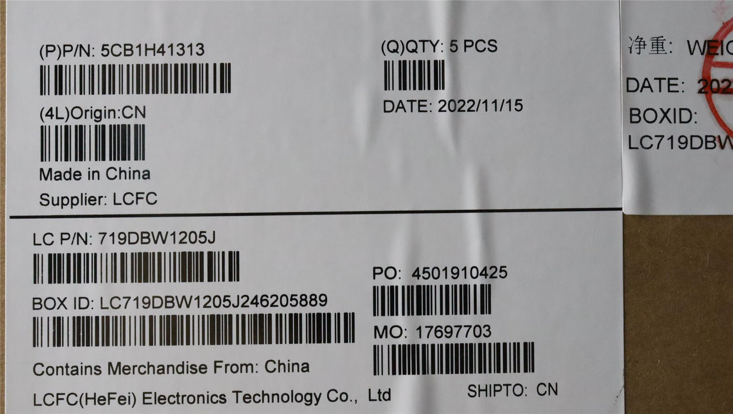 Lenovo Upper Case ASM_FRA L82RJ FP AG 5CB1H41313