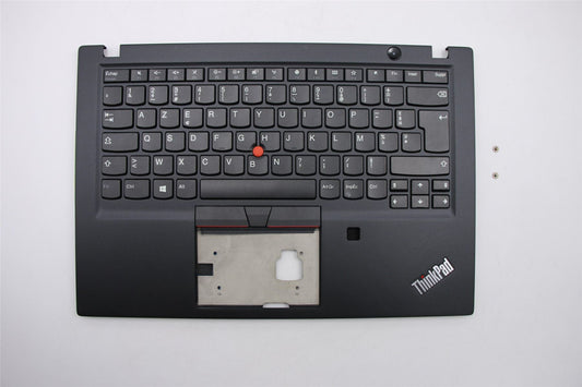 Lenovo ThinkPad T490s Keyboard Palmrest Top Cover French Black 02HM427