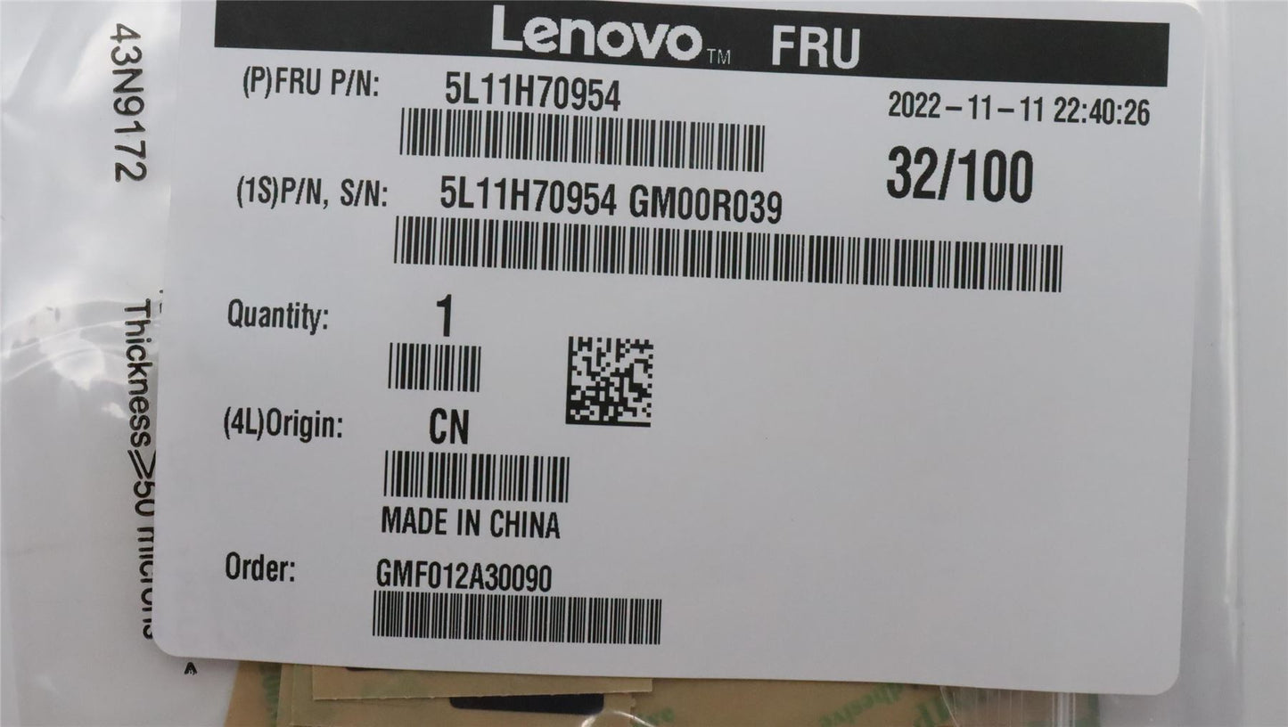 Lenovo LABEL FRU Label Kit for LIPC 5L11H70954