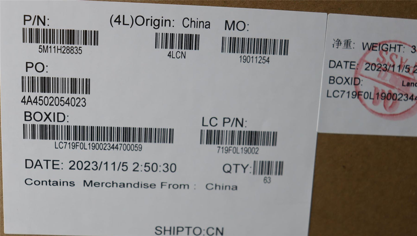 Lenovo Rear I/O Shielding,T580 INT DFC 5M11H28835