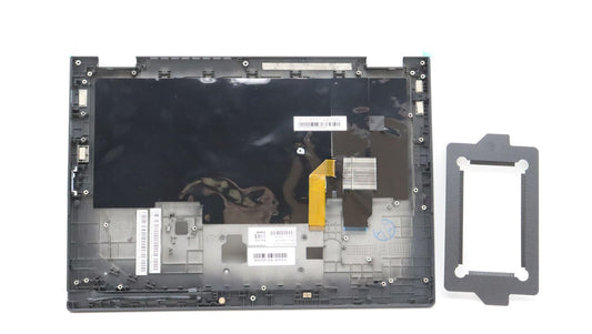 Lenovo ThinkPad X390 Keyboard Palmrest Top Cover Spanish Black Backlit 02HM704