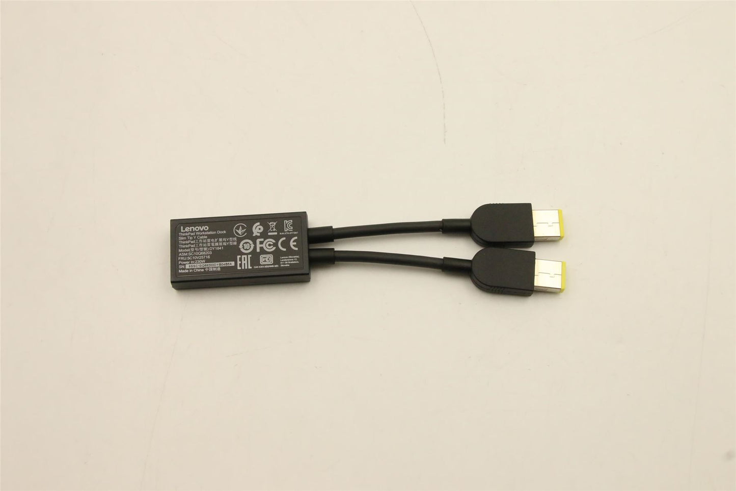 Thinkpad Spliter Lenovo ThinkPad Thunderbolt 3 Dock Gen 2 Dock Y Spliter Cable Adapter ...