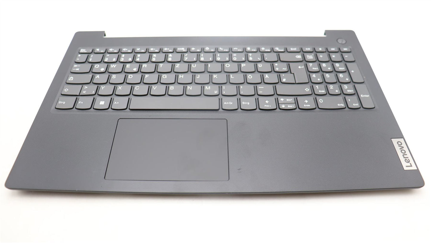 Lenovo V15 G4 IAH Palmrest Cover Touchpad Keyboard German Black 5CB1M48905