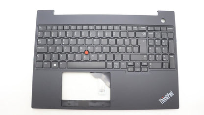Lenovo ThinkPad E16 Gen 1 Keyboard Palmrest Top Cover Black 5M11H94799