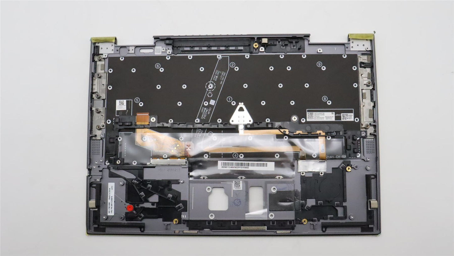 Lenovo ThinkPad X1 6th Gen Keyboard Palmrest Top Cover Korean 5M11C40979