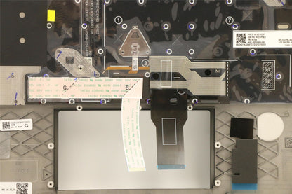 Lenovo 730 15IWL Keyboard Palmrest Top Cover Belgian Silver 5CB0T04944