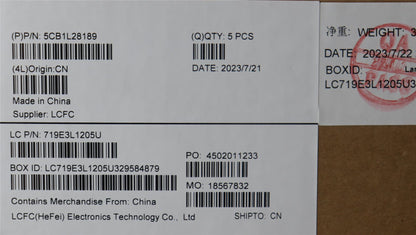 Lenovo Upper Case ASM_FRA L82XQ AGFP BL 5CB1L28189
