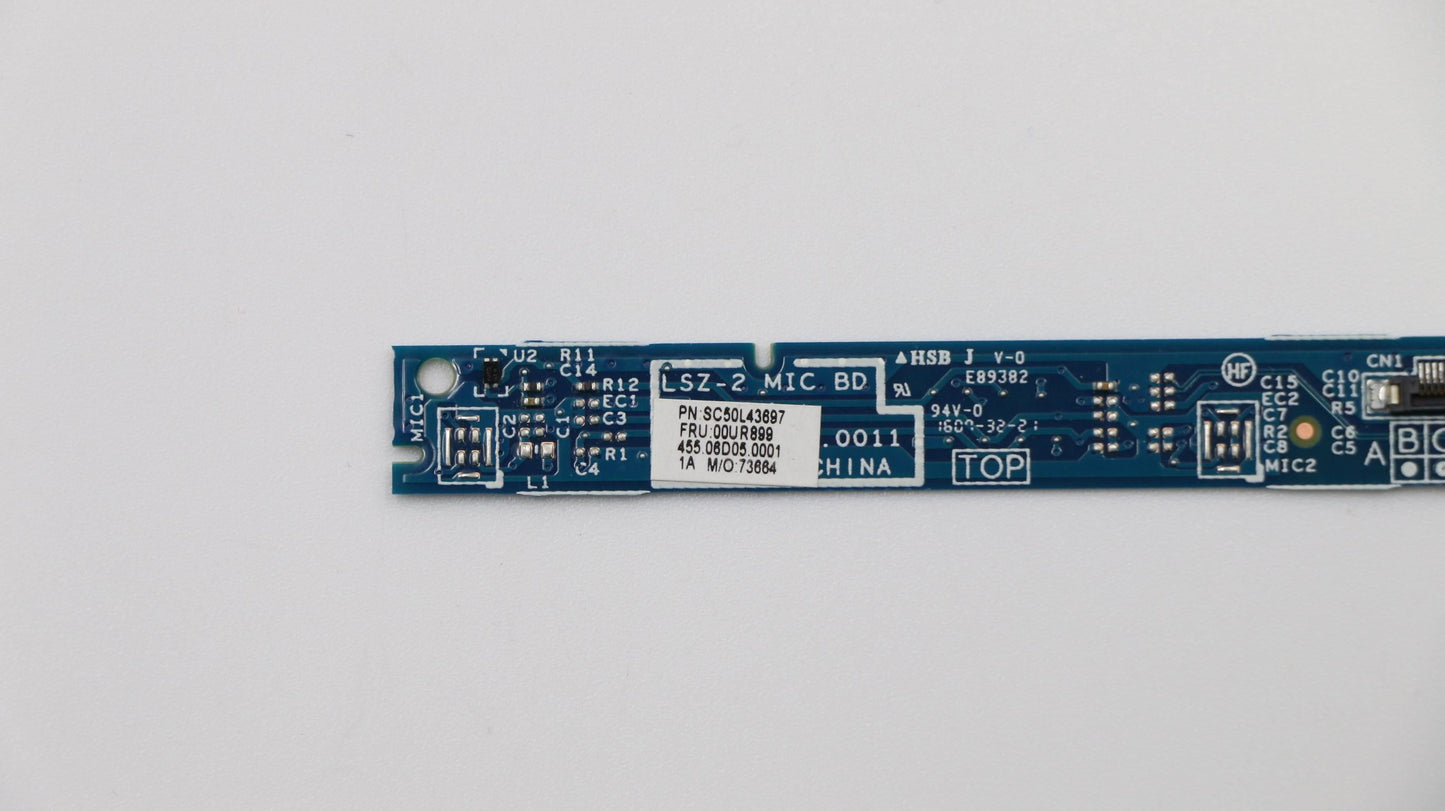 Lenovo w/o CAM MIC SZ-2 Microphone Board 00UR899