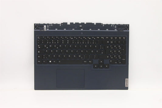 Lenovo Legion 5-15ITH6H Palmrest Cover Touchpad Keyboard German Blue 5CB1D05065