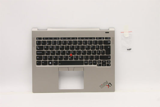 Lenovo ThinkPad X1 Keyboard Palmrest Top Cover Swedish Finnish 5M11B59864