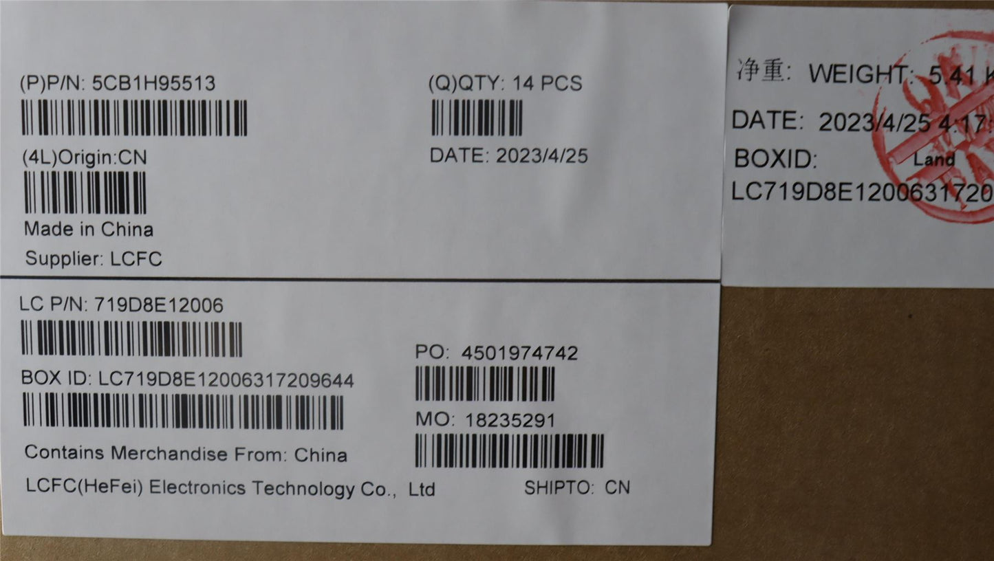 Lenovo Lower Case L 82SF PC AB DIS 5CB1H95513