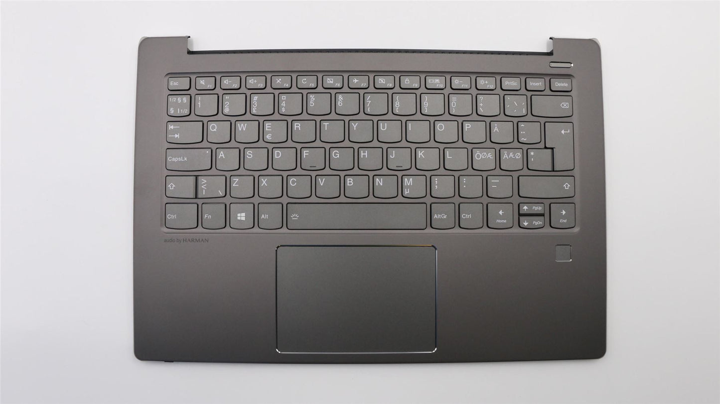 Lenovo IdeaPad 530S-14IKB Keyboard Palmrest Top Cover Nordic Black 5CB0R11696