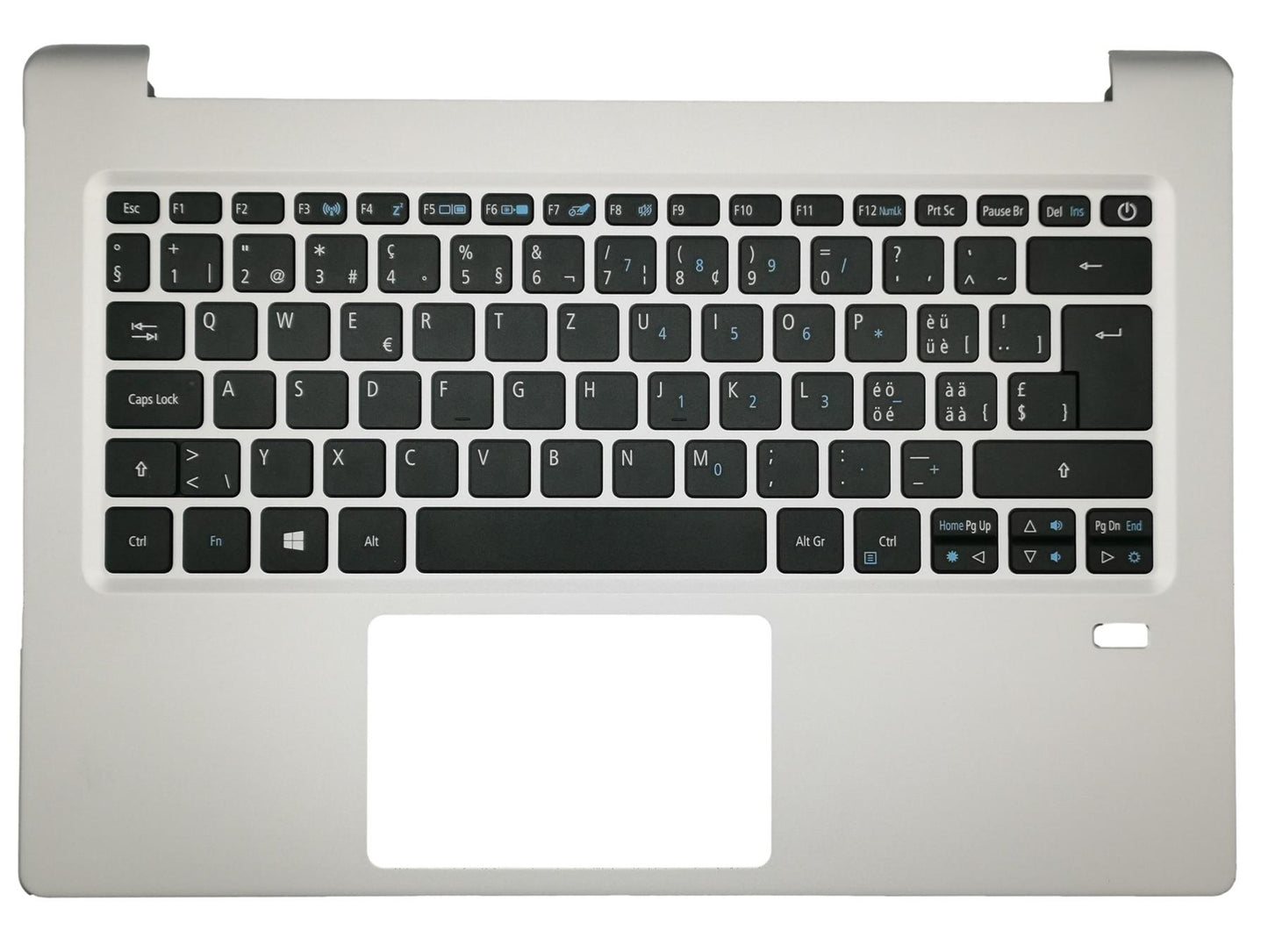 Acer Swift SF113-31 Palmrest Cover Keyboard Swiss Silver 6B.GNKN5.026