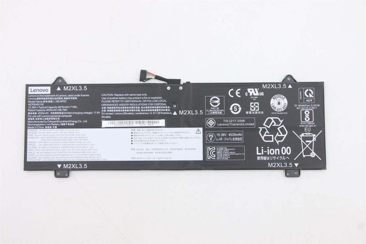 Lenovo Yoga 7-14ACN6 7-14ITL5 7-15ITL5 Battery 5B10Z26485